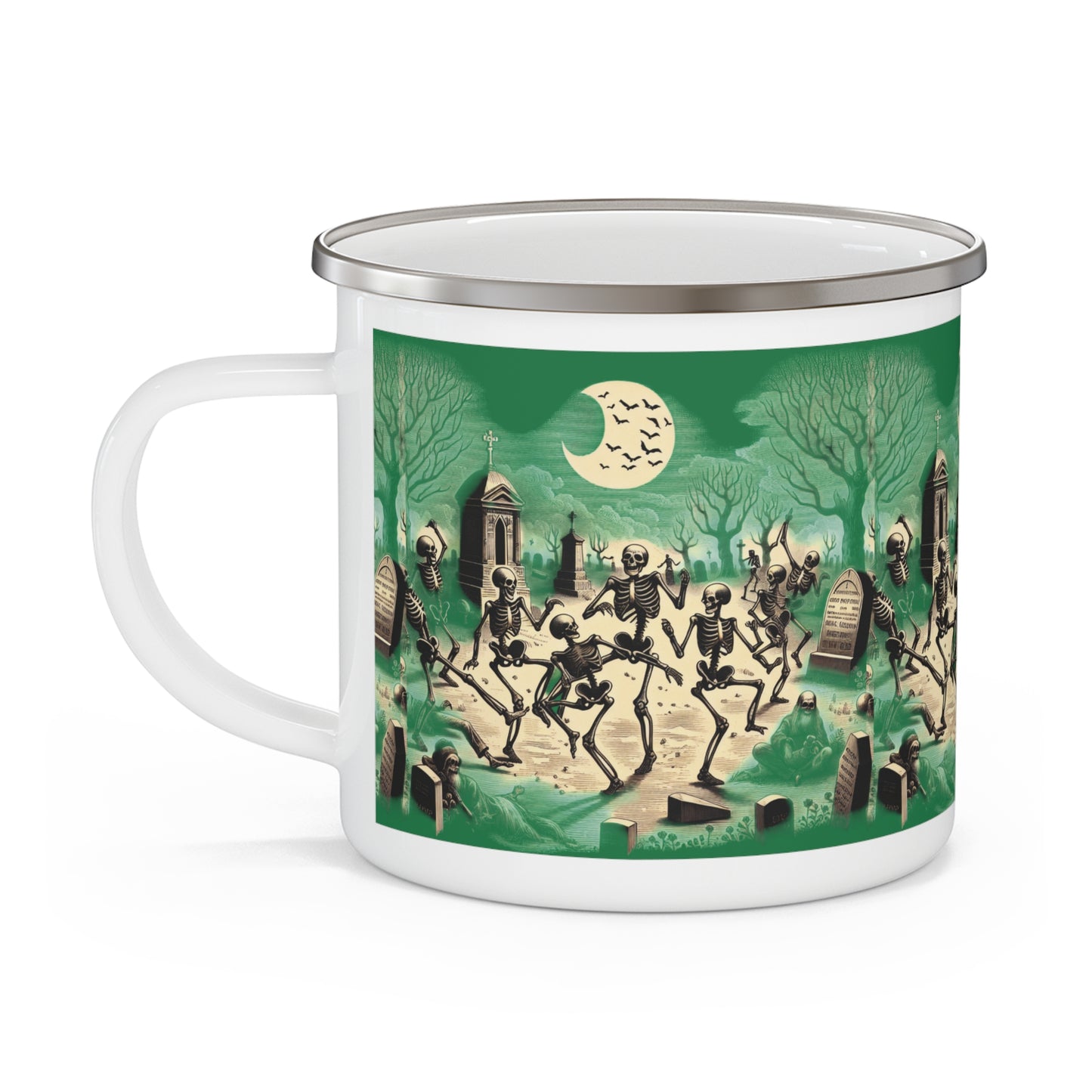 Skeleton Party Camping Mug