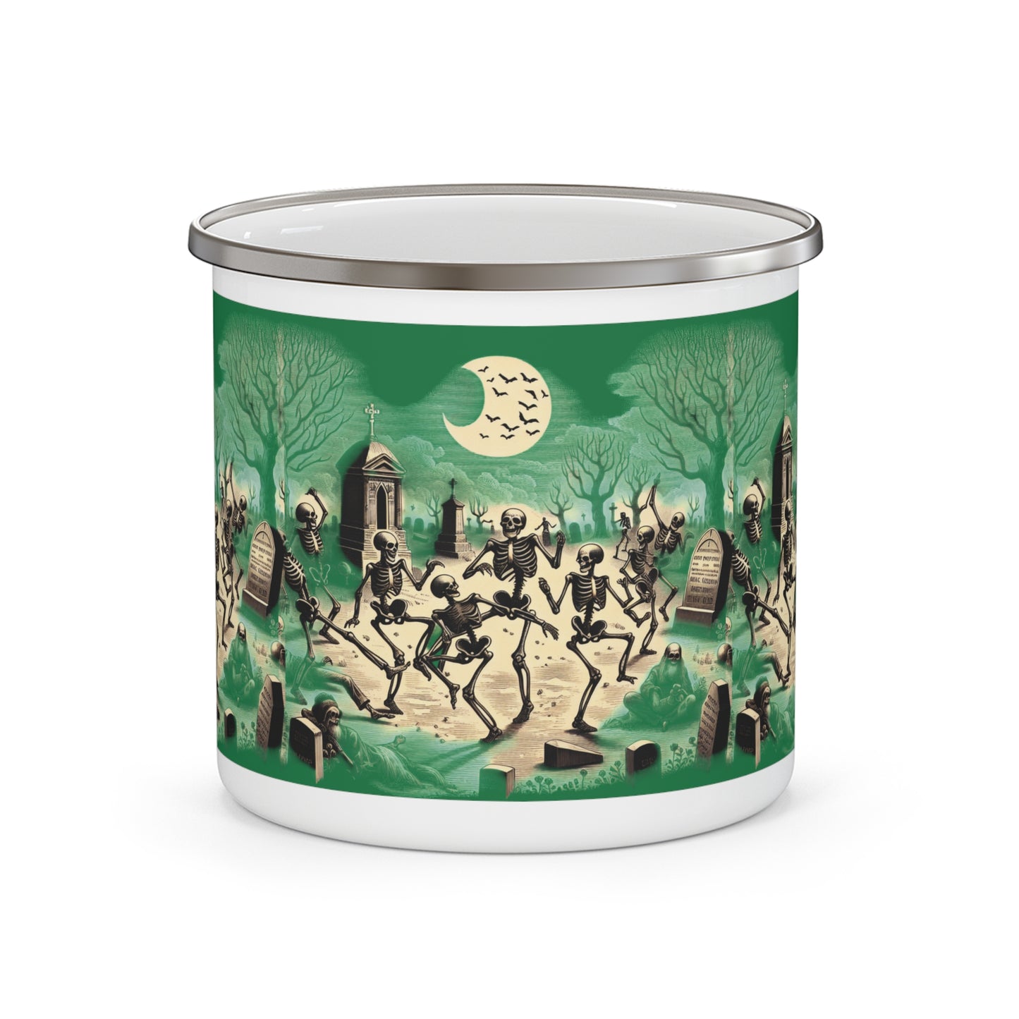 Skeleton Party Camping Mug