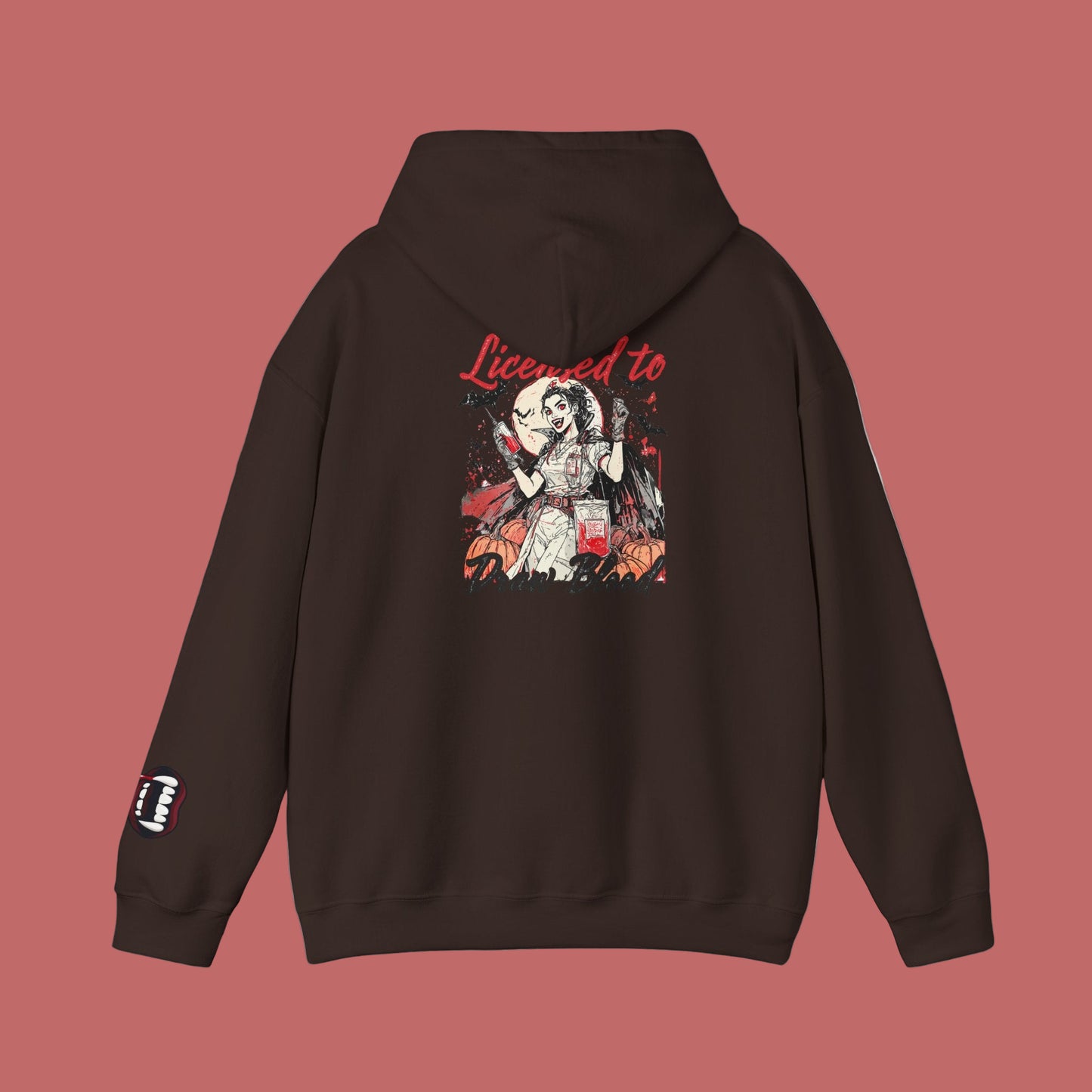 Licensed to Draw Blood Hoodie for Horror Fans