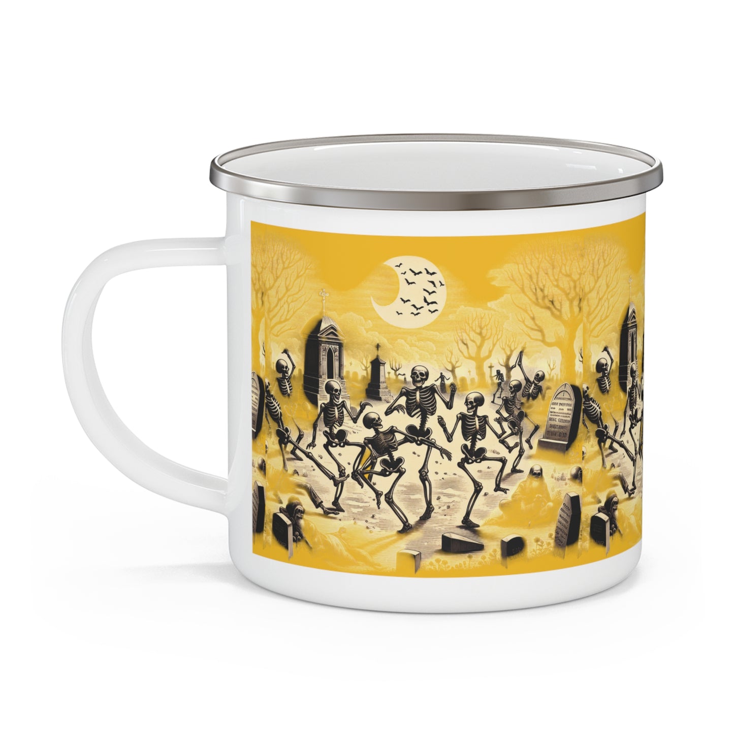 Skeleton Party Camping Mug