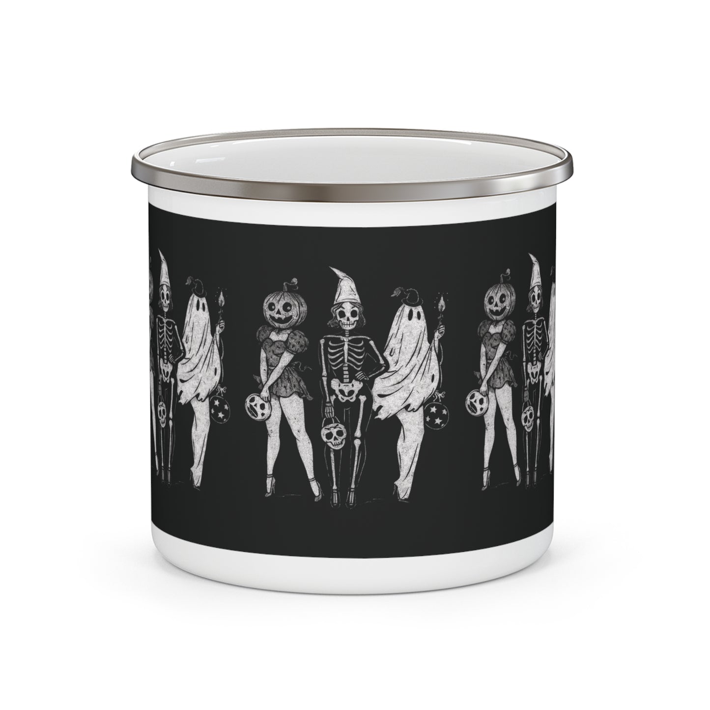 Girlies Ghoul Gang Enamel Camping Mug