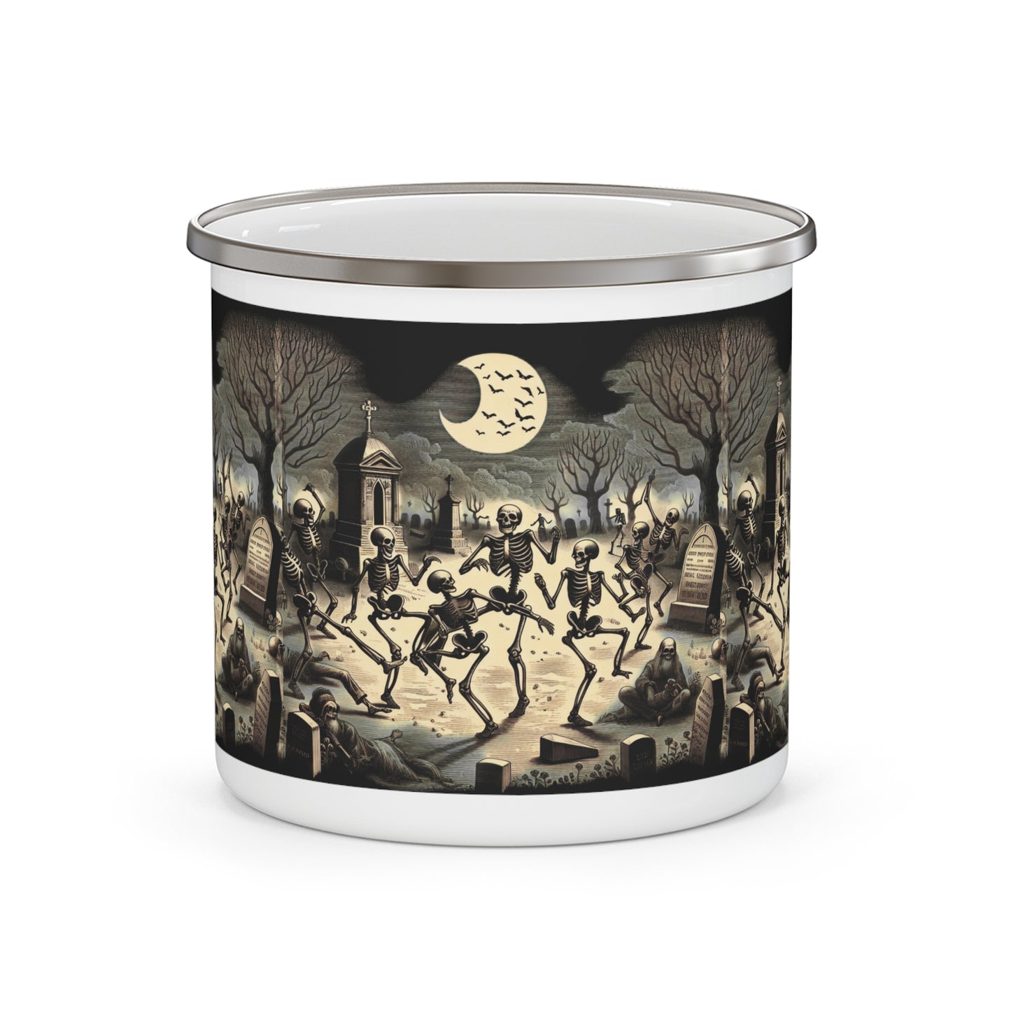 Skeleton Party Camping Mug