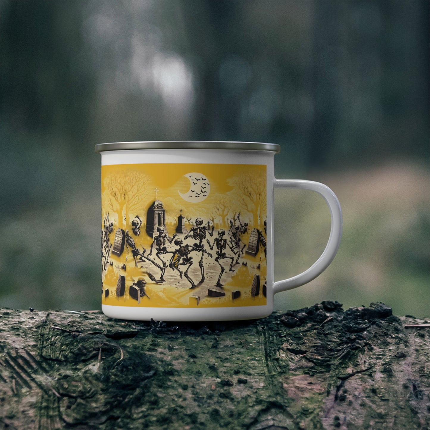 Skeleton Party Camping Mug