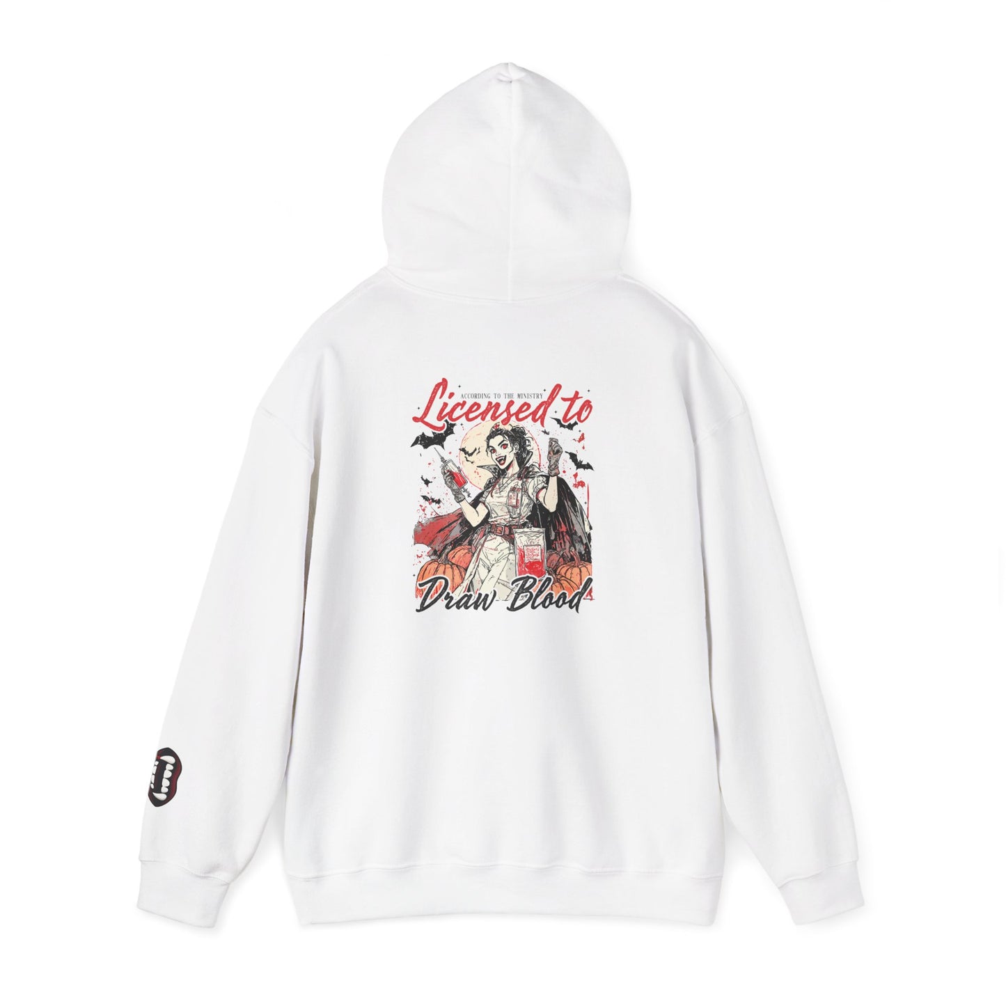 Licensed to Draw Blood Hoodie for Horror Fans