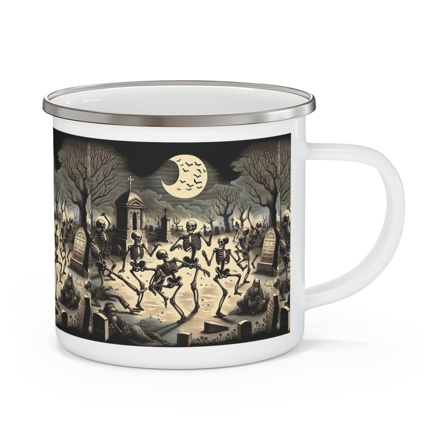 Skeleton Party Camping Mug