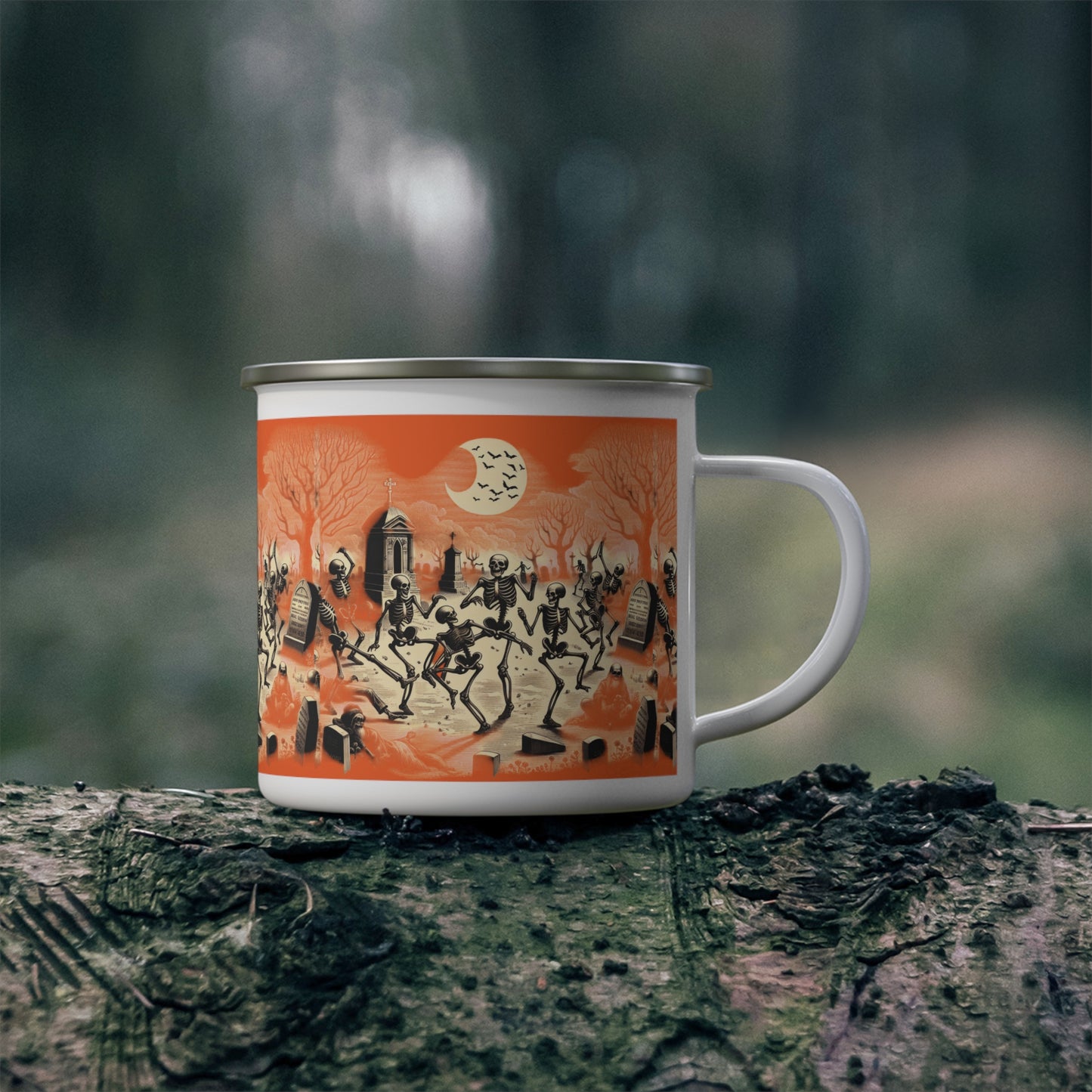 Skeleton Party Camping Mug