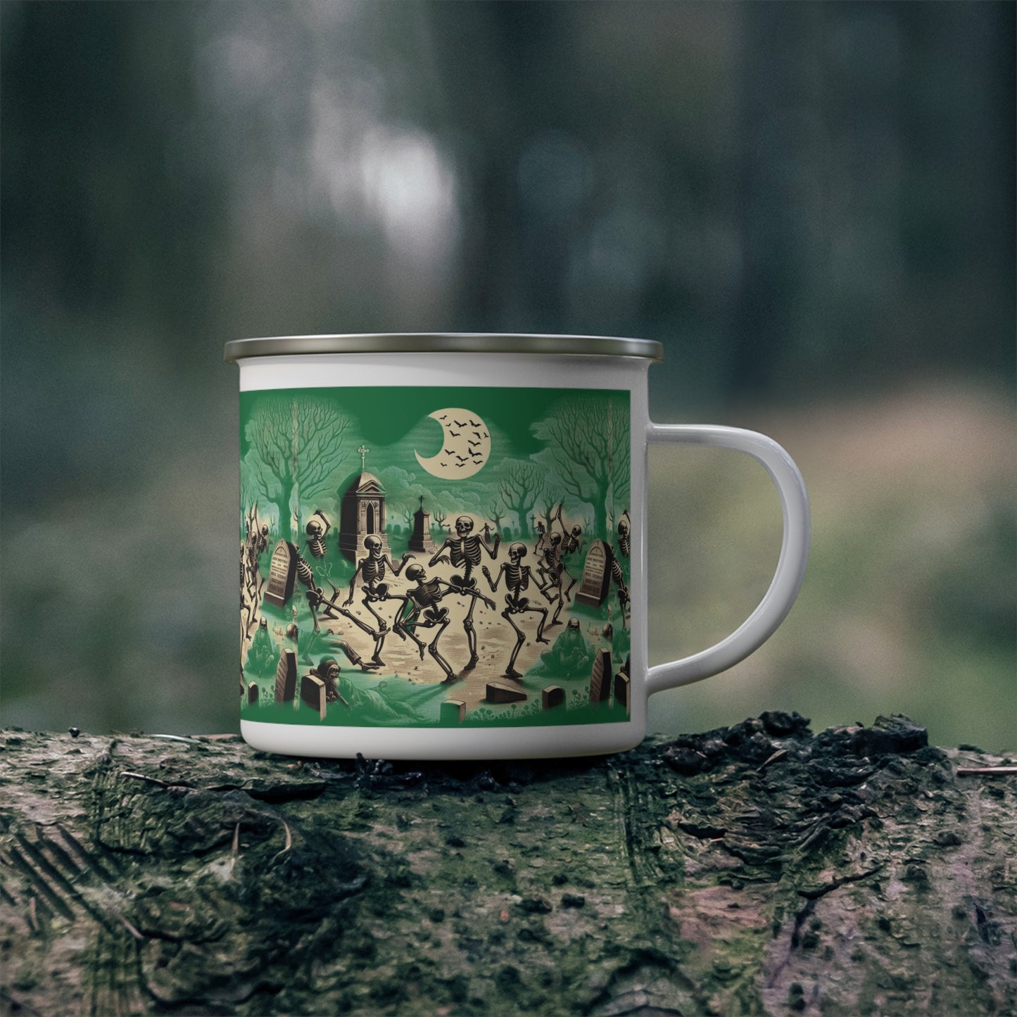 Skeleton Party Camping Mug