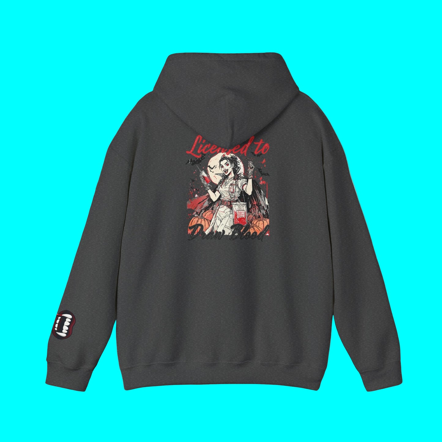 Licensed to Draw Blood Hoodie for Horror Fans