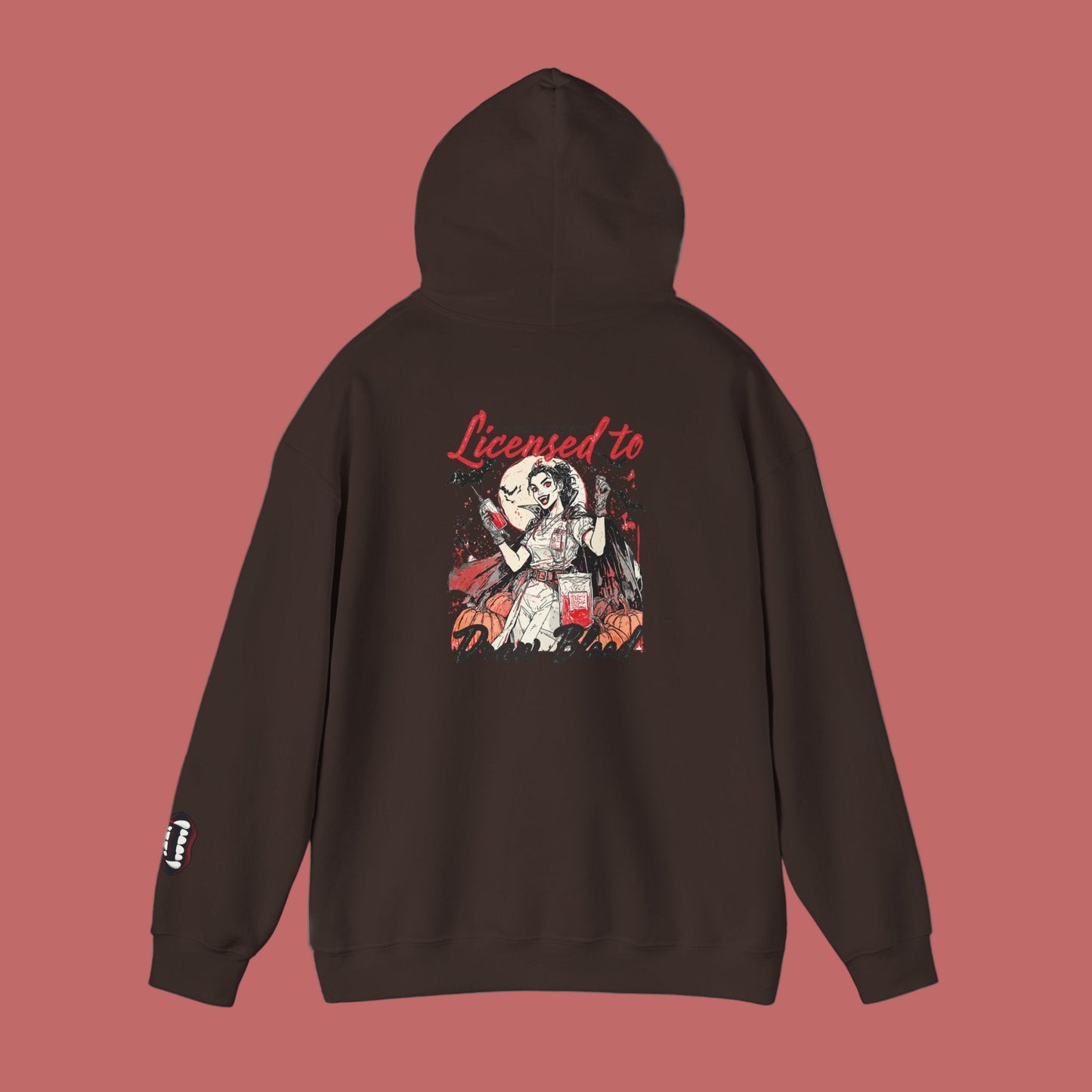 Licensed to Draw Blood Hoodie for Horror Fans