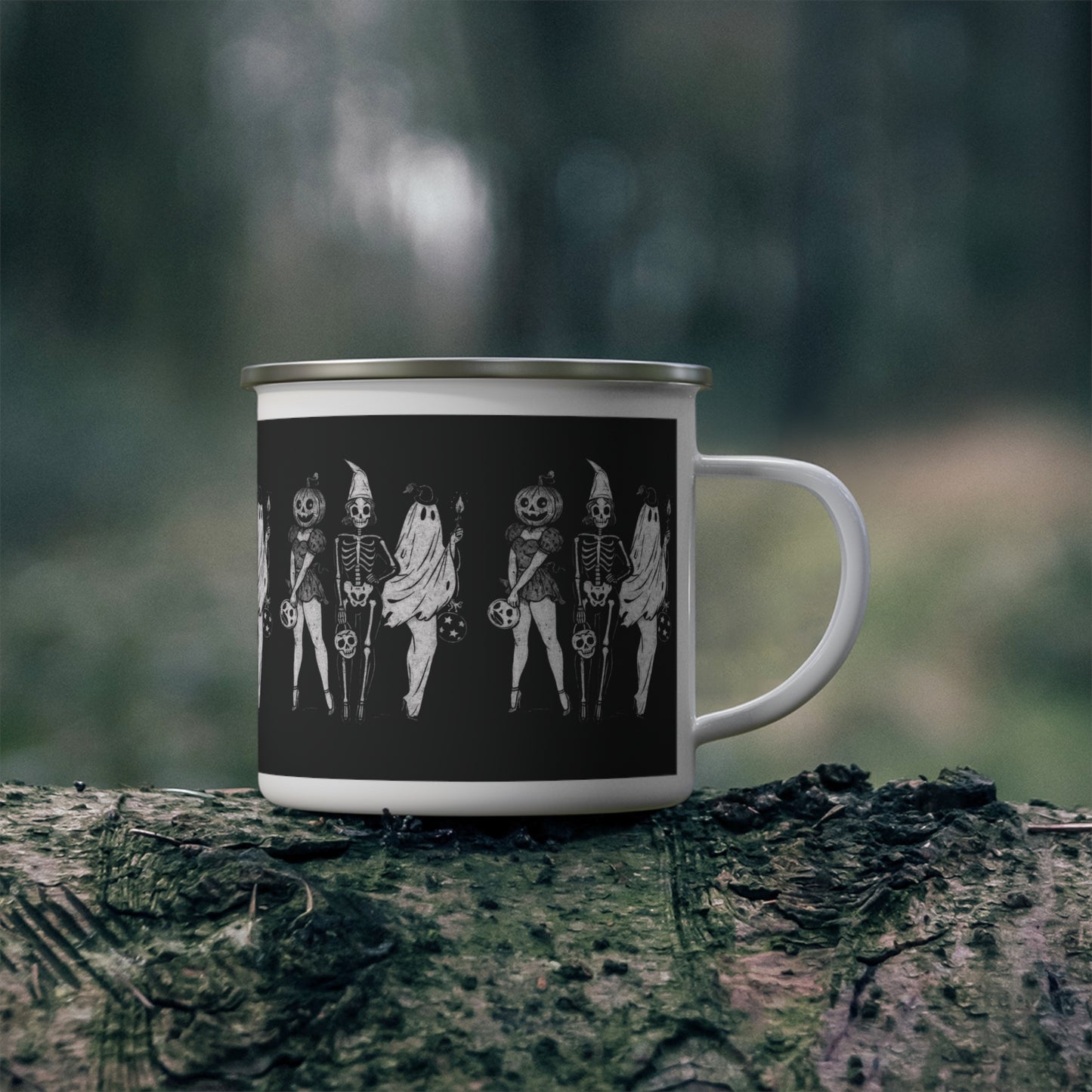 Girlies Ghoul Gang Enamel Camping Mug