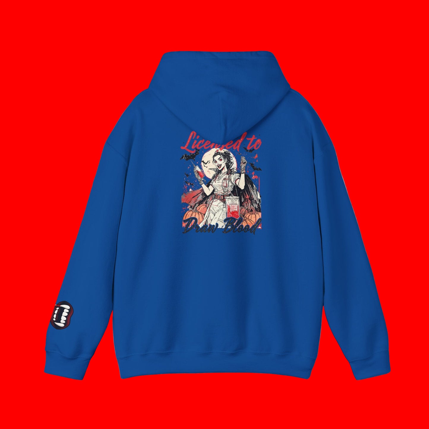 Licensed to Draw Blood Hoodie for Horror Fans