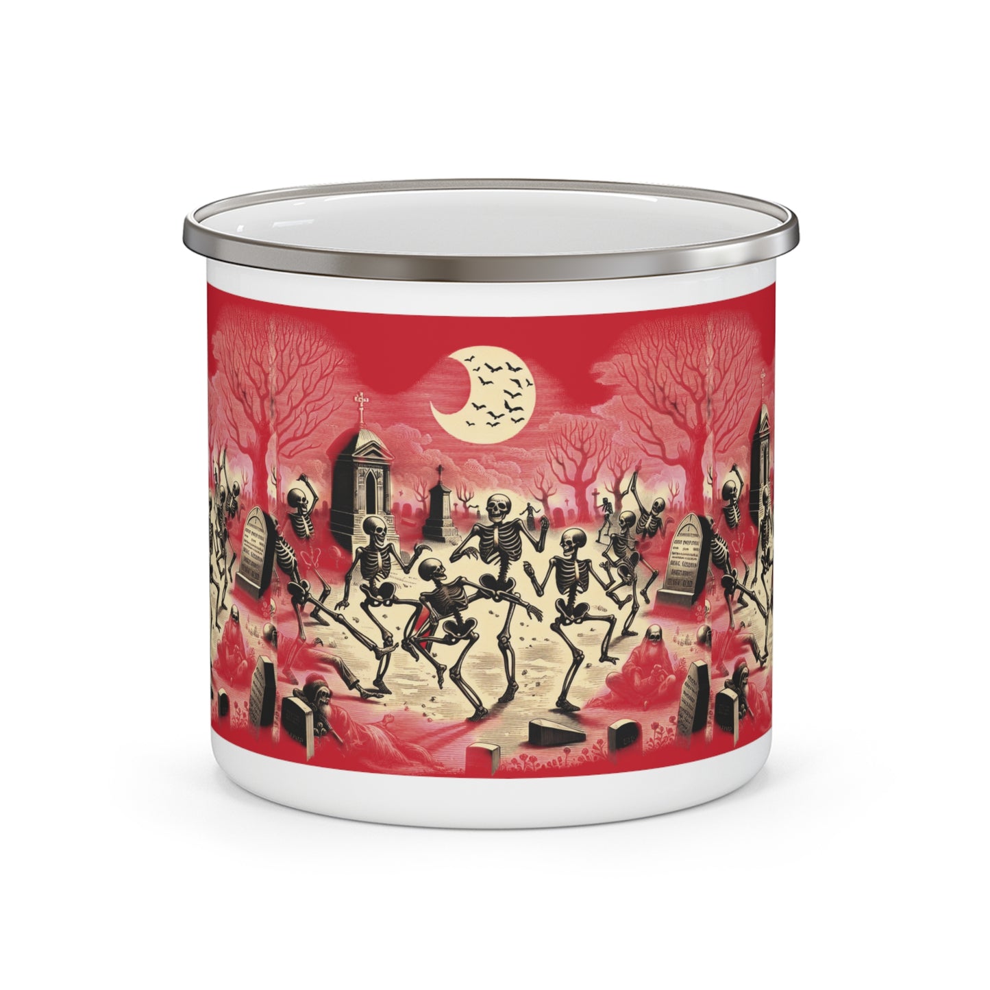 Skeleton Party Camping Mug