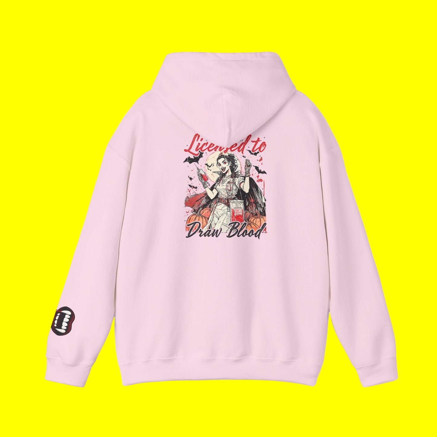 Licensed to Draw Blood Hoodie for Horror Fans