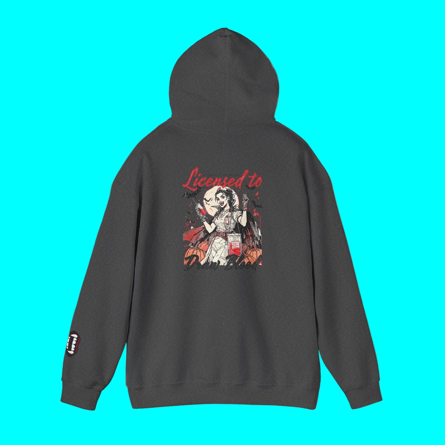Licensed to Draw Blood Hoodie for Horror Fans