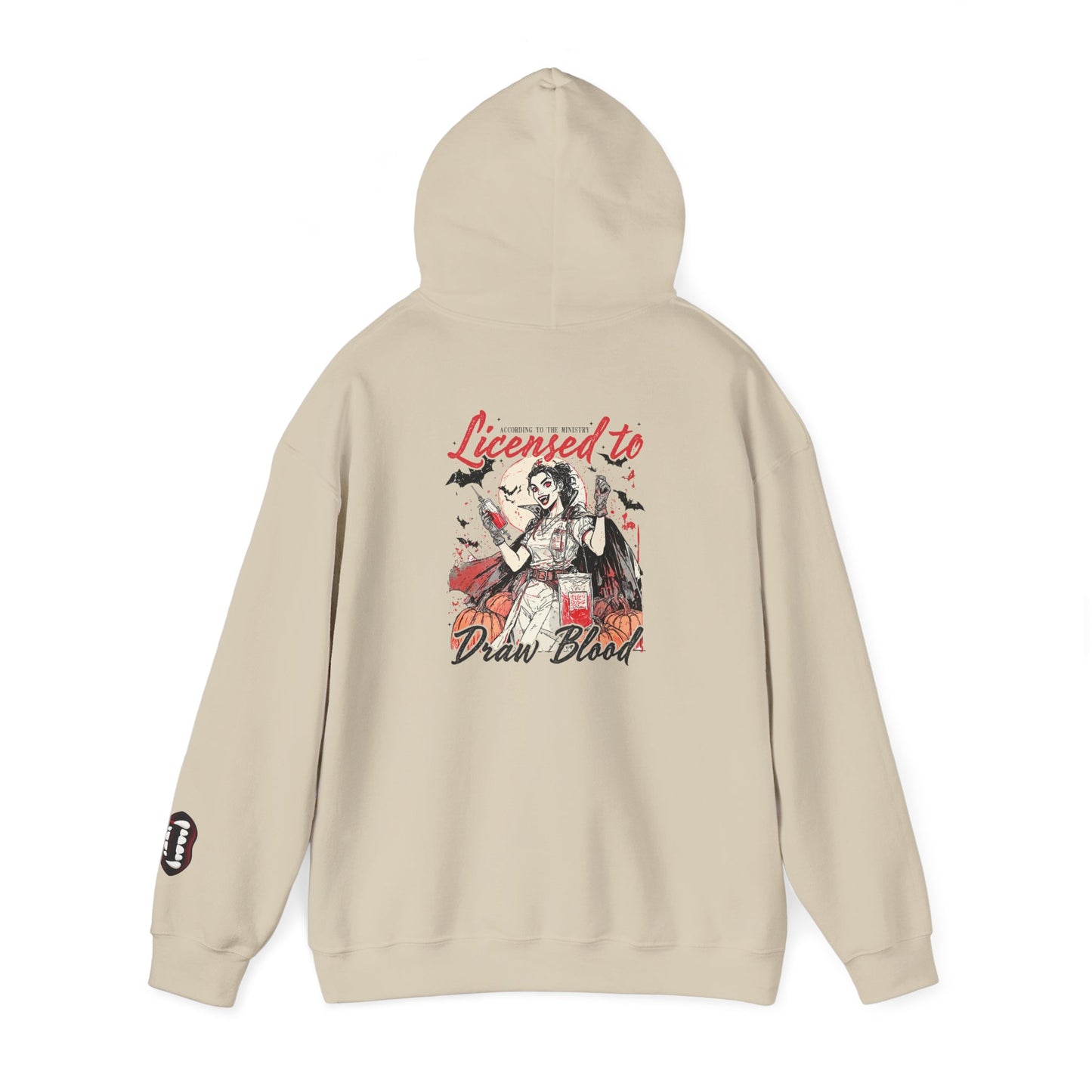 Licensed to Draw Blood Hoodie for Horror Fans