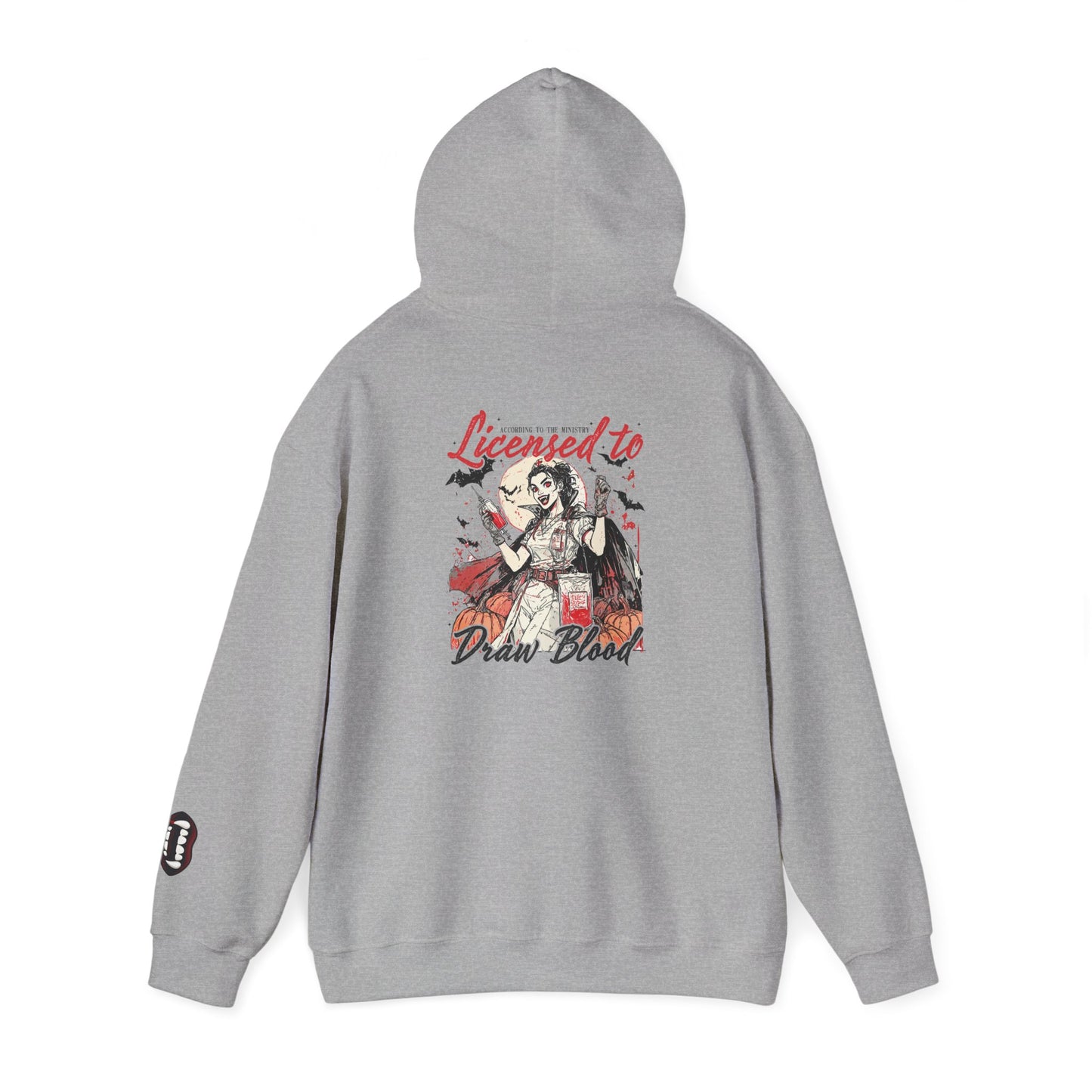 Licensed to Draw Blood Hoodie for Horror Fans