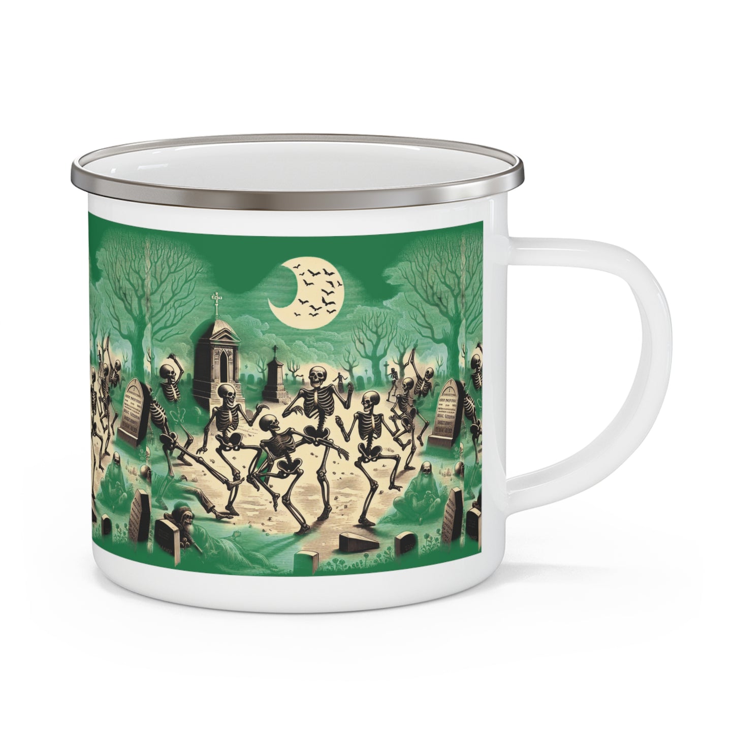 Skeleton Party Camping Mug