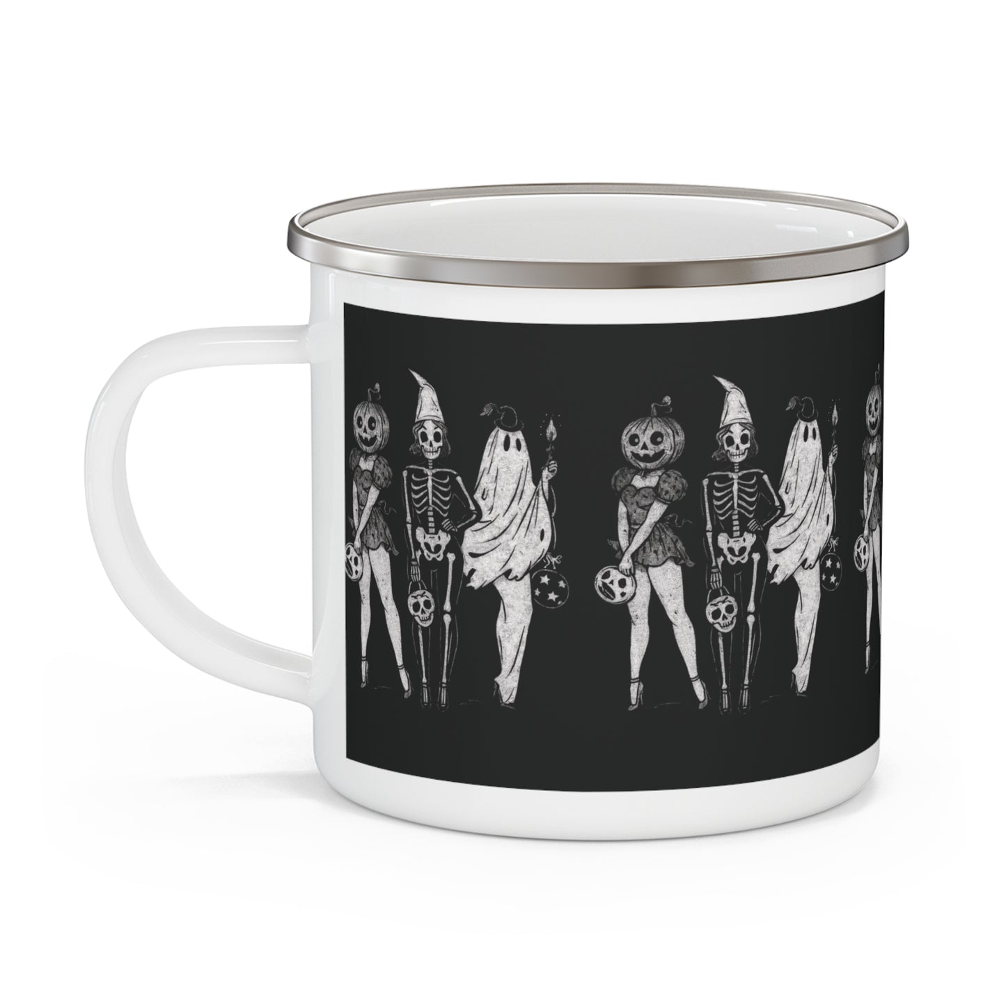 Girlies Ghoul Gang Enamel Camping Mug