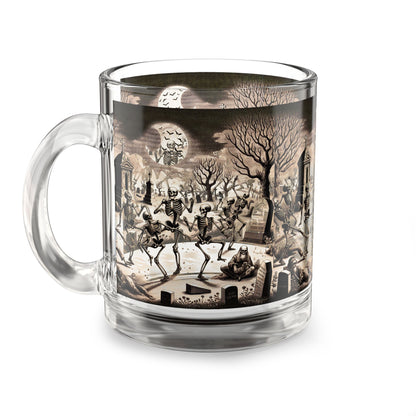 Skeleton Party Glass Mug