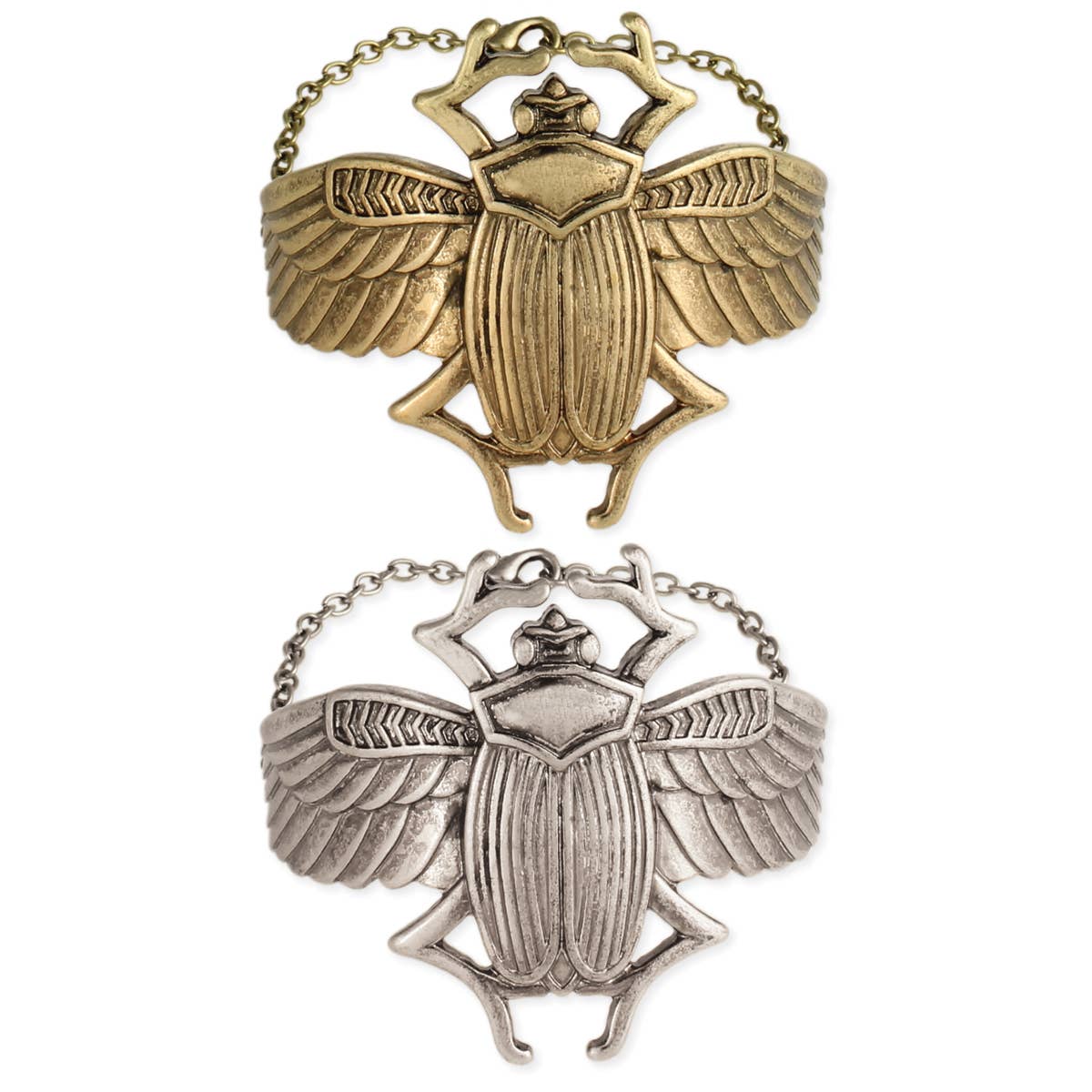 Egyptian Goddess Large Scarab Beetle Bracelet
